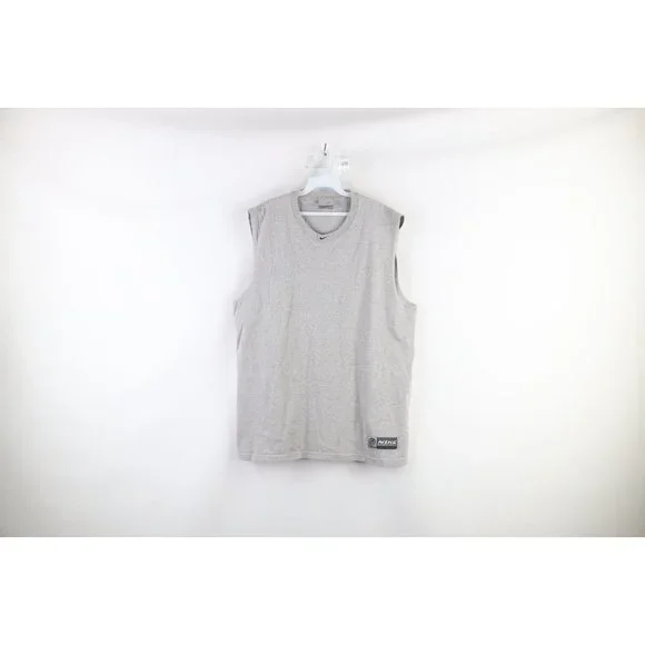 Vintage Nike Basketball Mens Large Travis Scott Center Swoosh Sleeveless T-Shirt - Picture 1 of 9